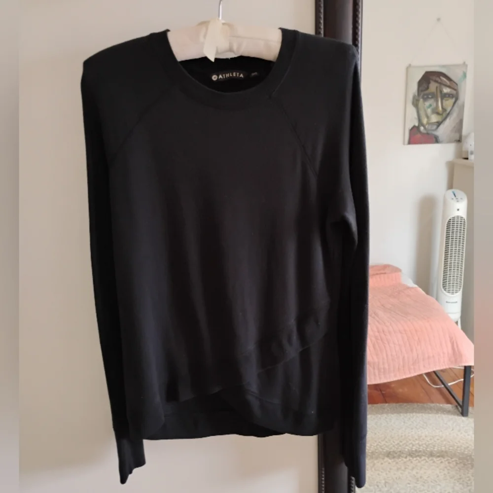 Athleta Black Long Sleeve Top Size XXS